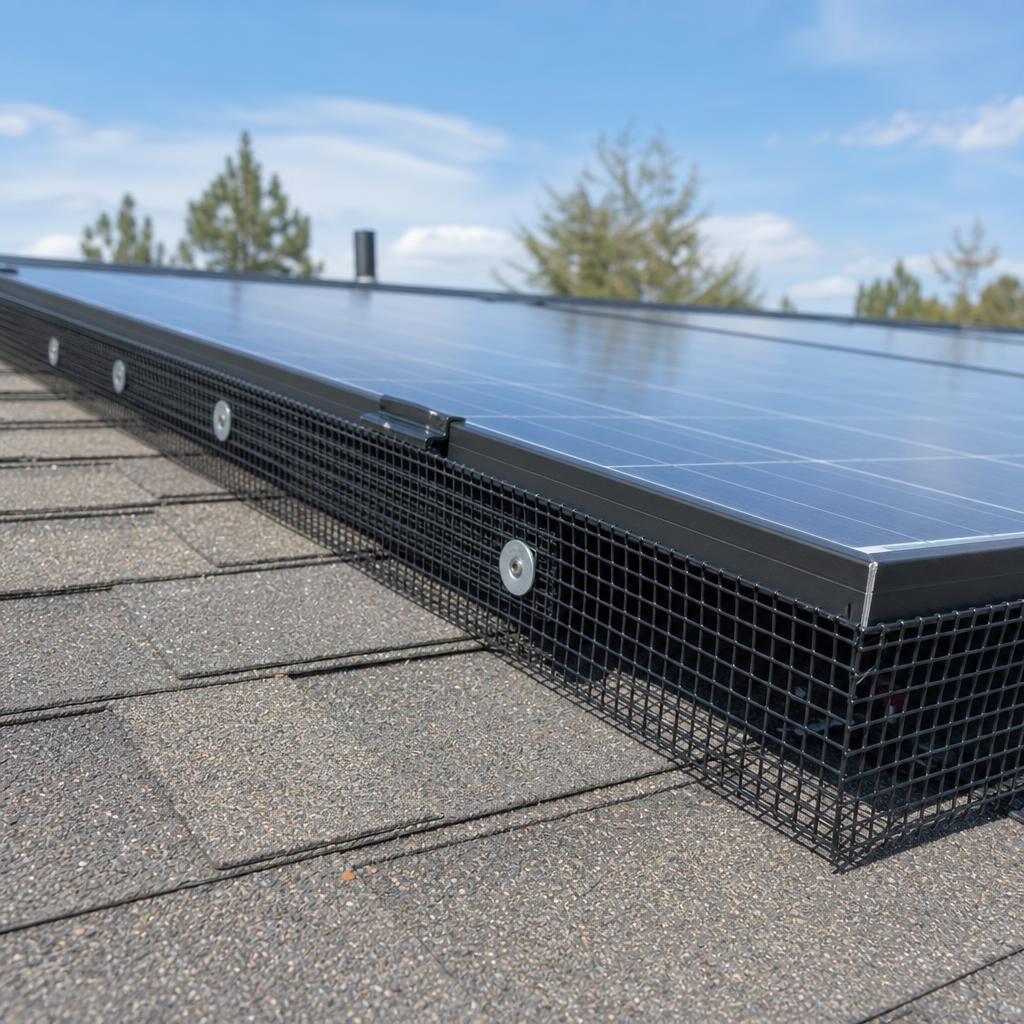 Solar Panel Bird Proofing