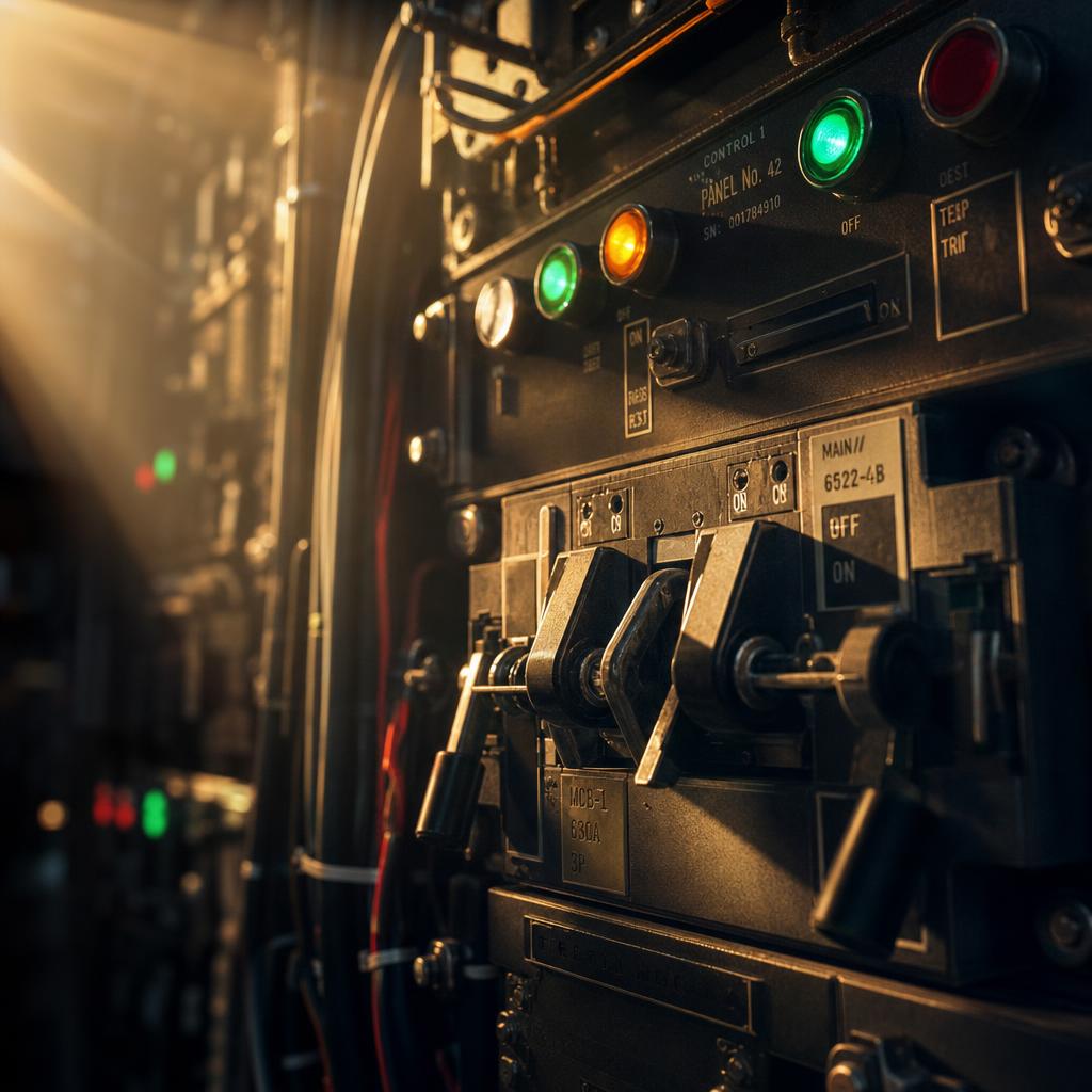 Industrial switchboard installation
